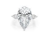 nika - Pear Cut 11 Carat Diamond Engagement Ring