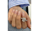 Sigal - Radiant Cut 4.60 Carat Diamond Engagement Ring