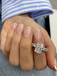 Sigal Engagement Ring 4.6ct TCW, 14K Gold