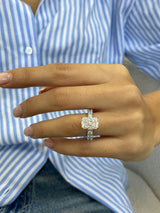 Sigal Engagement Ring 4.6ct TCW, 14K Gold