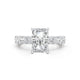 Sigal Engagement Ring 4.60 Carat White Gold