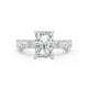 Sigal Engagement Ring 4.6ct TCW, 14K Gold