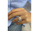 Amenda Pave Diamond Engagement Rings Set, White Gold 18K