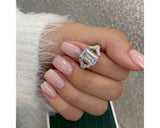 Zuri - Emerald Cut 4.90 Carat Diamond Engagement Ring