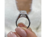 Zuri - Emerald Cut 4.90 Carat Diamond Engagement Ring