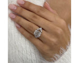 Zuri - Emerald Cut 4.90 Carat Diamond Engagement Ring