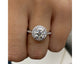 April - Round Cut 2.05 Carat Diamond Engagement Ring