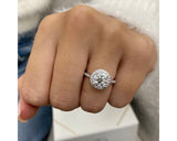 April - Round Cut 2.05 Carat Diamond Engagement Ring