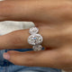 Norah Engagement Ring 3.2ct TCW, 14K Gold