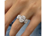 Norah - Oval Cut 3.05 Carat Diamond Engagement Ring