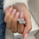 Norah Engagement Ring 3.2ct TCW, 14K Gold