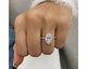 Lucia - Oval Cut 1.55 Carat Diamond Engagement Ring