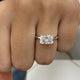 Ruth Engagement Ring 2.10 Carat White Gold