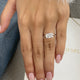 Ruth Engagement Ring 2.10 Carat White Gold
