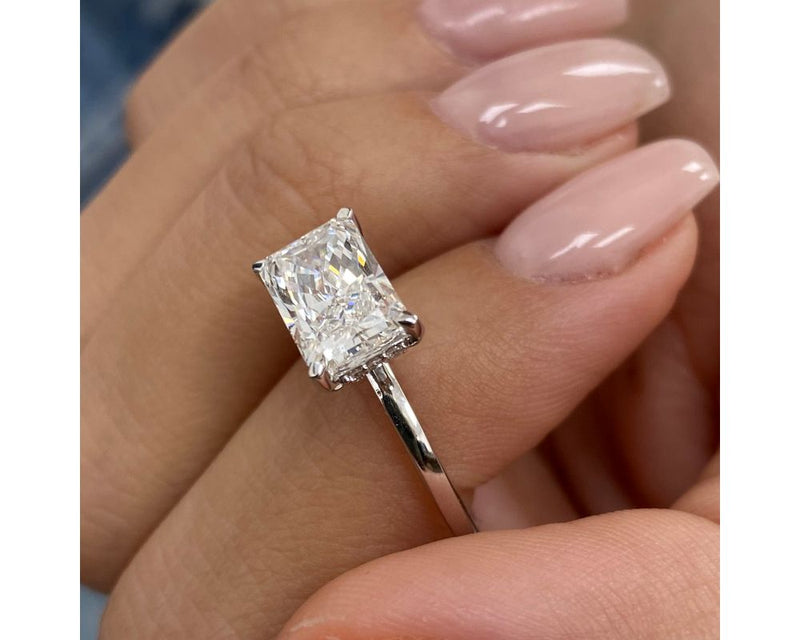 Ruth - Radiant Cut 2.10 Carat Diamond Engagement Ring