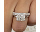 Ruth-set - Radiant Cut 3.25 Carat Diamond Engagement Ring
