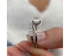Ruth-set - Radiant Cut 3.25 Carat Diamond Engagement Ring