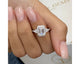 Valeria - Emerald Cut 2.05 Carat Diamond Engagement Ring