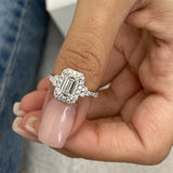 Valeria Engagement Ring 2.05 Carat White Gold