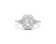 Valeria - Emerald Cut 2.05 Carat Diamond Engagement Ring