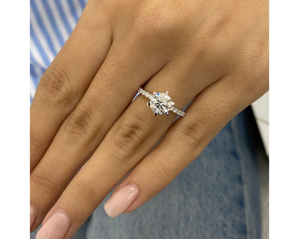 Anastasia - Round Cut 1.55 Carat Diamond Engagement Ring