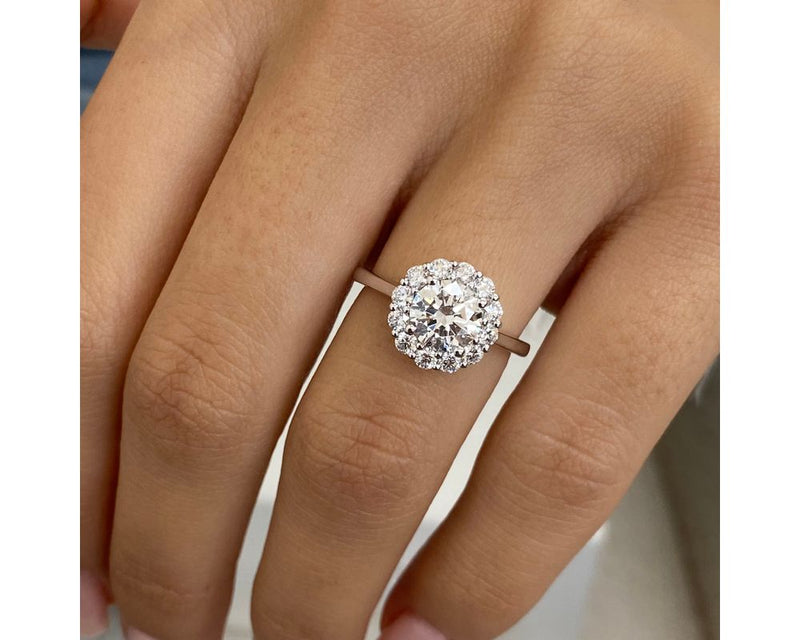 Alani - Round Cut 1.45 Carat Diamond Engagement Ring