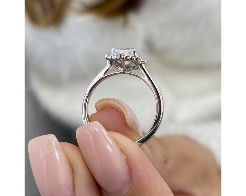 Piper - Radiant Cut 1.22 Carat Diamond Engagement Ring