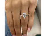 June - Pear Cut 2.35 Carat Diamond Engagement Ring