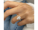 June - Pear Cut 2.35 Carat Diamond Engagement Ring