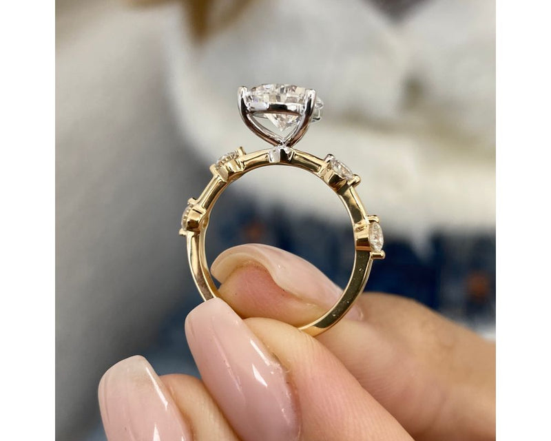 June - Pear Cut 2.35 Carat Diamond Engagement Ring