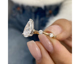 June - Pear Cut 2.35 Carat Diamond Engagement Ring