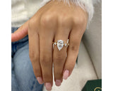 June - Pear Cut 2.35 Carat Diamond Engagement Ring