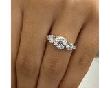 Amira - Round Cut 1.98 Carat Diamond Engagement Ring