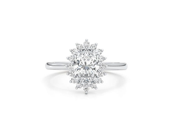 Margaret - Oval Cut 1.30 Carat Diamond Engagement Ring