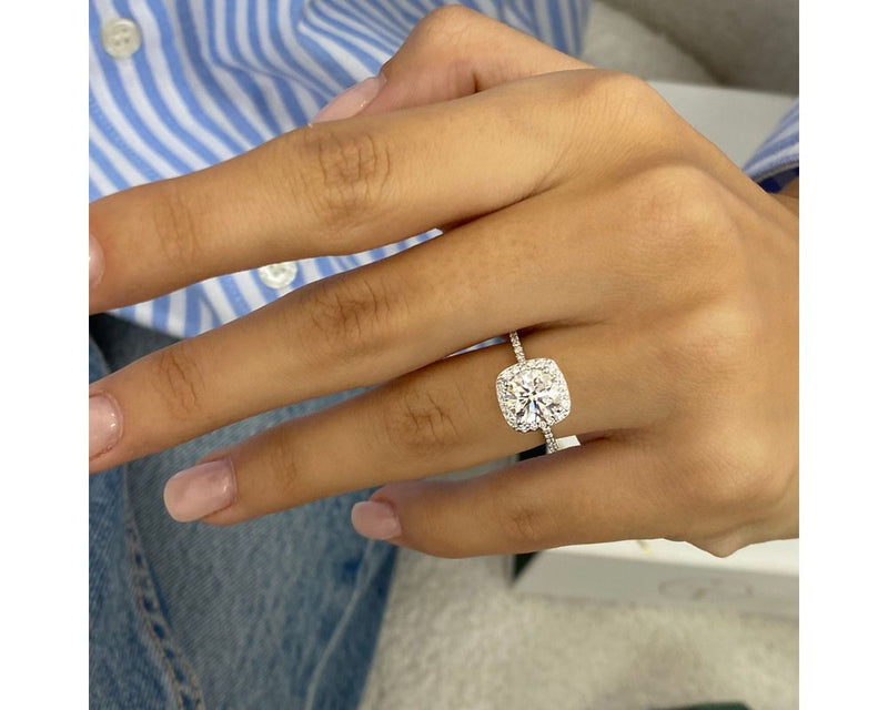 Aspen - Round Cut 1.80 Carat Diamond Engagement Ring