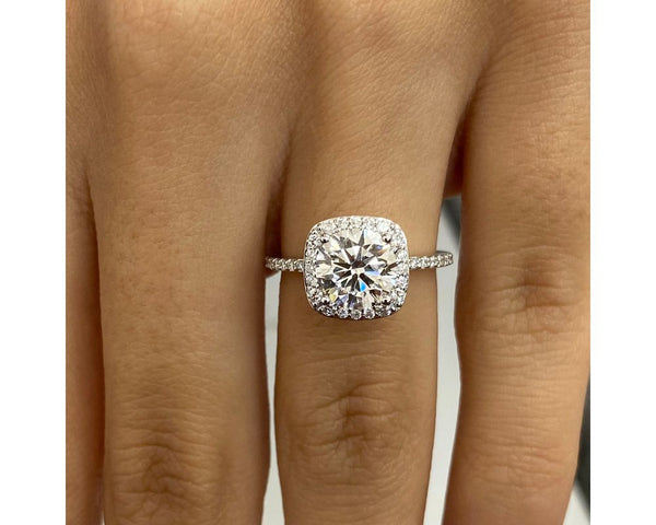 Aspen - Round Cut 1.80 Carat Diamond Engagement Ring