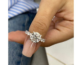 Georgia - Round Cut 4.30 Carat Diamond Engagement Ring