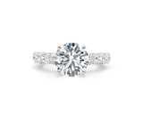 Georgia - Round Cut 4.30 Carat Diamond Engagement Ring