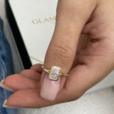 Reese Engagement Ring 2 Carat Yellow Gold