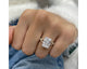 Lena - Cushion Cut 4.35 Carat Diamond Engagement Ring