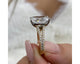 Lena - Cushion Cut 4.35 Carat Diamond Engagement Ring