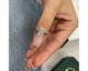 Zara-Set - Emerald Cut 3.46 Carat Diamond Engagement Ring