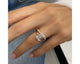 Zara-Set - Emerald Cut 3.46 Carat Diamond Engagement Ring