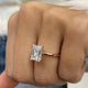 Zara Engagement Ring 3 Carat Rose Gold