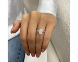 Molly-set - Oval Cut 2.05 Carat Diamond Engagement Ring