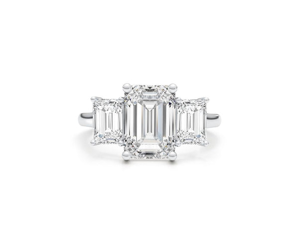 Sloane - Emerald Cut 4.40 Carat Diamond Engagement Ring