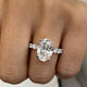 Parker Engagement Ring 4.41 Carat White Gold