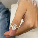 Parker Engagement Ring 4.41 Carat White Gold