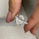 Parker Engagement Ring 4.41 Carat White Gold