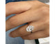 Oakley - Oval Cut 3 Carat Diamond Engagement Ring